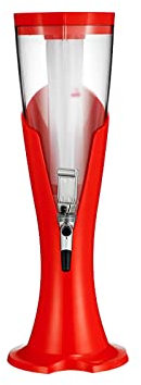 Dispensador de Torre de Cerveza Dispensador de Torre de Cerveza, cañón de Cerveza de Barril con carámbanos, dispensador de Vino de Barril de remojo de Vino de Hielo Luminoso Comercial con Grifo Torre