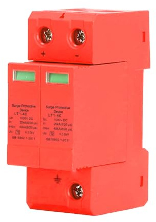 Jadeshay Dispositivo Scaricatore di Sovratensione Scaricatore DC 1000v Fotovoltaico 20KA~40Ka Dispositivo Scaricatore di Protezione da Sovratensione Domestica per Protezione Contro I Fulmini