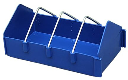 Sharplace Mangeoire à Pigeons et à volailles, mangeoire Amovible avec Clips en Fil de Fer, Bol de Stockage, Distributeur d'eau et de Nourriture, récipient