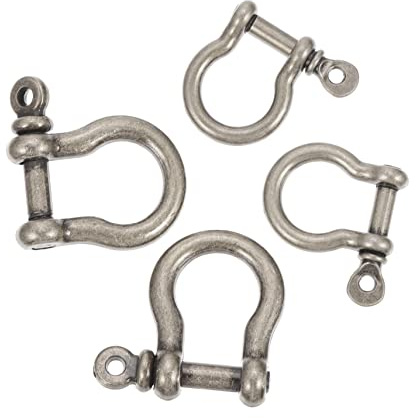 KONTONTY 4pcs Horseshoe Buckles for Bags Diy Bag Accessories Replacement Buckle Straps for Handbag Suitcase