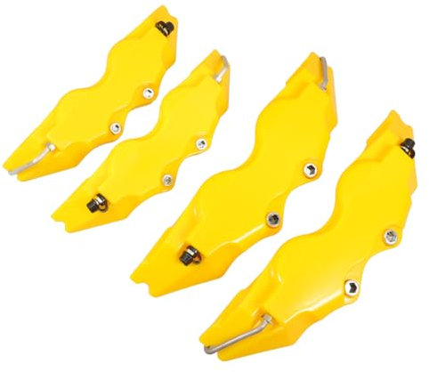 BUGUUYO Pinza Freno Anteriore/posteriore Gialla A Copertura Totale Per Mozzo Robusto Facile Da Installare