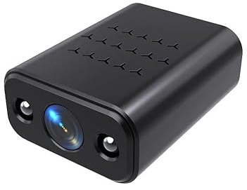 XNJ Mini Kamera, 4K HD Überwachungskamera Innen, 2,4/5 GHz WLAN innenkamera mit akku, Bewegungserkennung, Remote Viewing für Sicherheit mit APP
