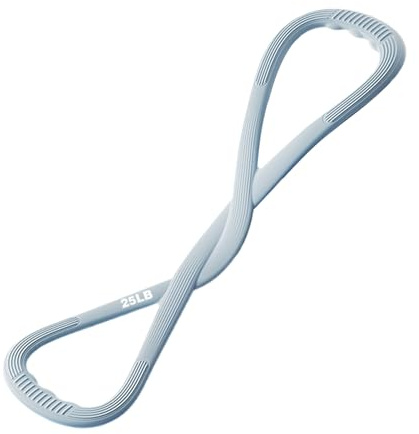 Zasdvn Bandas elásticas para estiramiento - Cuerda tensora octava con asas | Bandas elásticas portátiles para moldear brazos, espalda, hombros, piernas, caderas, entrenamiento muscular en casa y