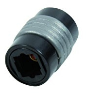 LogiLink CA1018 - Toslink optischer Audio Adapter zur Verlängerung schwarz