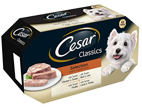 PET-56003 Cesar Tray Classics Auswahl 4Pack (150g)