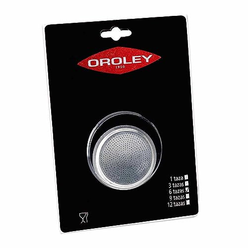 Oroley Filtre pour cafetière Italienne Rechange 6 Tasses