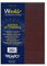 AGENDA SETTIMANALE WEEKLY F.TO 17x24 CM COPERTINA BORDEAUX
