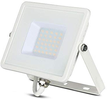 V-TAC VT-30-W-405 Faretto Led Da Esterno, Bianco, 30W