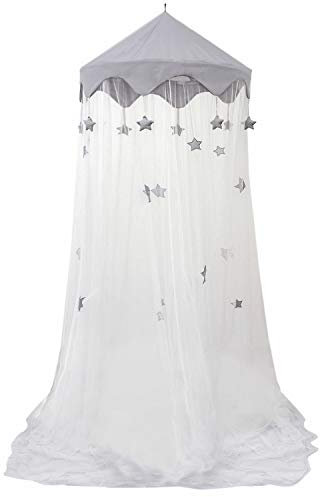 AMANKA Mosquitera retardante del fuego 2,5x13,5 m Estrella Dosel cama Cortinas contra mosquitos