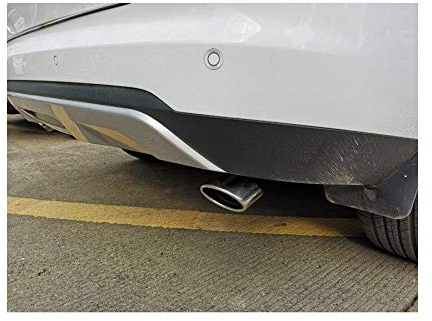 1pcs Silver Stainless Steel Exhaust Tail Rear Muffler Tip Tailpipe Trim compatible For KIA Optima 2010 2011 2012 2013 2014 2015 2016 2017 2018 2019 2020 2021 2022 2023 2024 2025