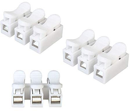 Aiqeer Set di 60 connettori a molla CH3, connettori a filo rapido, morsettiera