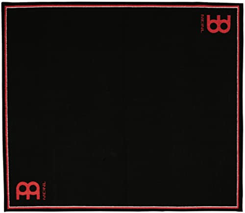 Meinl Cymbals Drum Rug Schlagzeugteppich 1,40x1,60 Meter für platzsparende Setups - rutschfester Boden, dicht gewebter Stoff – Drumset Zubehör, Schwarz (MDRS-BK)