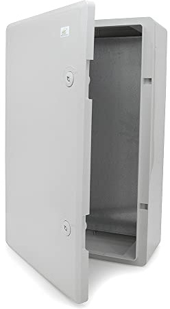 ELS Elektrotechnika Armadietto per circuiti industriali, IP65, piastra di montaggio zincata, con guarnizione perimetrale, alloggiamento a parete, alloggiamento vuoto in plastica ABS, 43x66x21 cm