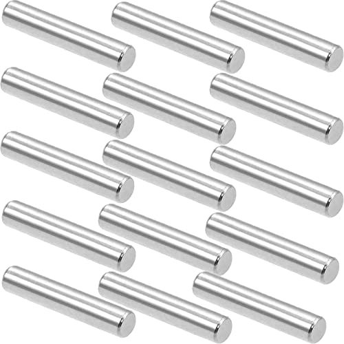 25pz Spina Centraggio 6 mm x 40 mm Cilindrica Perno , in Acciaio Inox 304 per Posizionamento e Collegamento Preciso di Prodotti in Legno, Spina Centraggio Perno di Supporto