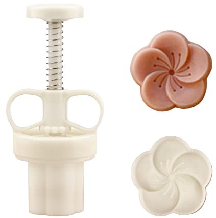 Lot de moules chinois pour gâteau de lune, moule à gâteau de lune avec 1 emporte-pièce réglable, moule à gâteau de lune (Y)