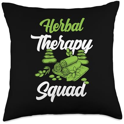 Chinese Herbal Medicine Herbalist Humor Plant Nature Therapy Throw Pillow