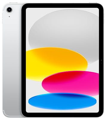 Apple 10.9-inch iPad (Wi-Fi + Cellular, 256GB) - Silver (10th generation)