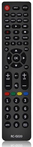 MYHGRC Telecomando universale per TV/DVD/lettori di streaming/scatole audio/cavo e altro ancora 8 dispositivi, telecomando TV universale per Samsung, LG, Sony, Philips, e altro ancora Marca