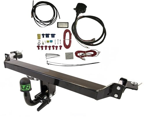 UmbraRimorchi Horizontale abnehmbare Anhängerkupplung + 13-polige Elektrosatz, kompatibel mit Hyundai i40 CW 07/2011-12/2018