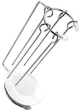 Happyyami Support Suspendu pour Brochettes à Kebab en Acier Inoxydable 5 Aiguilles, Accessoire Barbecue Extérieur pour Grillades Et Camping, Porte-brochettes Pratique Et Réutilisable