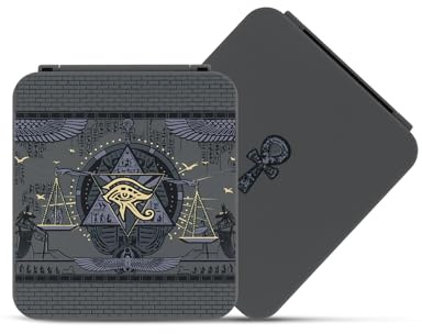 GeekShare Spielkarten Aufbewahrungsbox für Nintendo Switch 2 / OLED / Lite, Tragbare Spiele Aufbewahrung, mit Game Card Slots und Micro SD Card Slots (Geheimnisvolles Königreich (12 Slots))