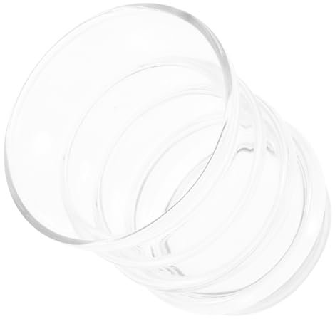 OSALADI 4 Pezzi tazza di candela di Alto Candelieri Titolari per profumato Tè Candele Candele tazza di candele Porta della luce del tè Porta del tè Lightcandle Bicchiere bianca