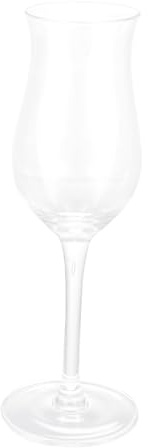 Didiseaon Whiskey Tasting Glass Transparent Fine Tulip Goblet for Spirits Wine Brandy Rum Vodka Elegant Scent Cup for Wine Tasters and Personal Use