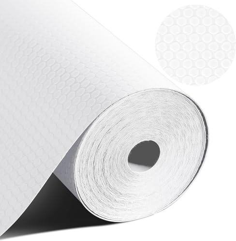 YuLiMirich Lådmatta 60 cm x 600 cm, halkfri matta, lådmatta, skåpfolie, skåppapper, tvättbar, icke-klibbiga kökslådor för köksskåp