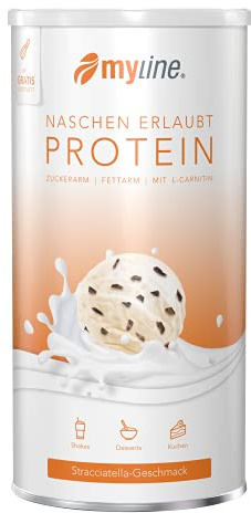 Myline Eiweiß, Stracciatella, 1er Pack (1 x 400 g Dose)