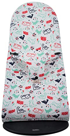 JYOKO KIDS Bezug kompatibel mit Babybjorn Bliss, Balance, Soft (DINO PARTY, Baumwolle)