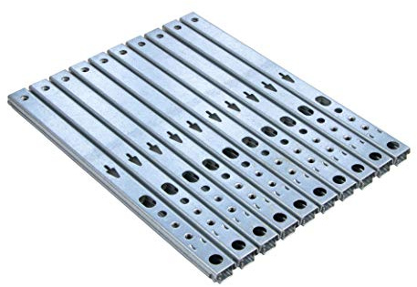 Gedotec Schubladen-Schiene Teilauszug 17 mm Teleskopschiene Küche Kugelauszug für Möbel | Stahl verzinkt | Auszugsschiene kugelgelagert | Tragkraft 12 kg | Länge: 214 mm | 5 Paar - Schrank-Auszüge