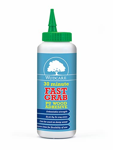 Wudcare Fast Grab 30 Minute PU Wood Adhesive 500 g
