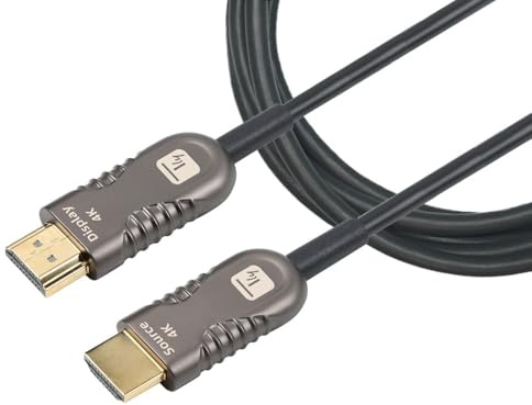 Techly 103984 Cavo Ottico Attivo HDMI™ 2.0 AOC 4K 18Gbps HDMI™ A/A M/M 20m Nero