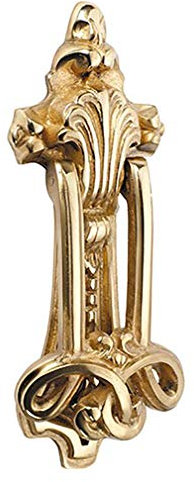 Llamador de puerta de latón pulido (210 x 80 mm)