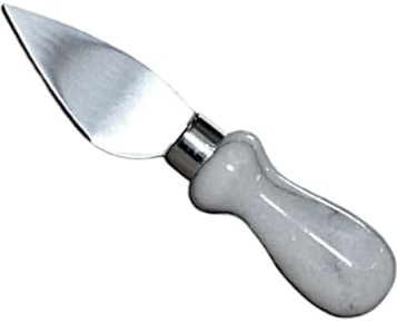 CBAM Couteau à Fromage COLTELLO, GRANA Marmo Bianco Italien marbre Blanc marbré Classique fabriqué en Italie