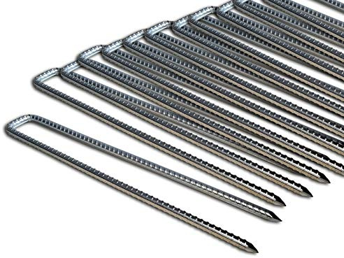 Bodenanker für Rosenbogen -K&B Vertrieb- Heringe 40cm Erdnagel Erdanker Erdspieß Bauanker Nagel Zelt Zelthering 306 (12 Stück)