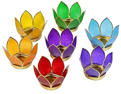 Lotus Atmospherische Lichte S 7X Gold - 8 cm