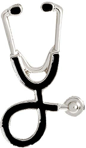 Aisoway Krankenschwester Stethoskop Emaille Pin Medical Broschen Jacken-Mantel-Hemd-Kragen-Revers Pin-Knopf-Abzeichen Medical Schmuck