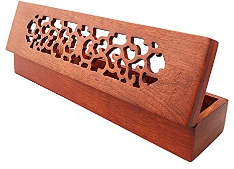 Anawakia Range-couverts en bois pour couverts et baguettes Dalbergia (style c)