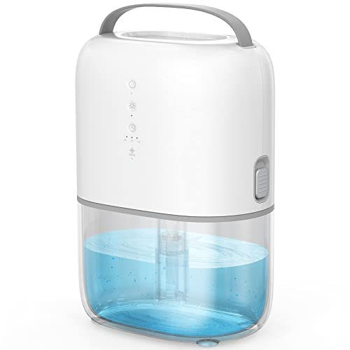 CONOPU Luftentfeuchter 1700ml, Luftentfeuchter Elektrisch mit Timer, Abtauschutz, LED-Licht, Ultraleise Luftentfeuchter für Zuhause, Schlafzimmer, Badezimmer, Kleiderschrank, Wohnmobil, (DJQP07)