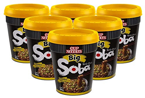 Universal Product Solutions Nissin-Noodles Big Soba Cups Classic 6x113g