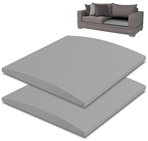 moonoom Schaumstoffkissen, Couchkissen, 50,8 x 50,8 cm, hochdichter Ersatz für Sofa, Couch, Zweisitzer, Stuhl (2)