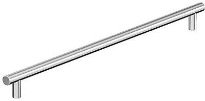 Amerock BP5402626 | polierter Chrom-Gerätegriff | 610 mm Schrankgriff von Mitte zu Mitte | Lenkergriffe | Möbelbeschläge