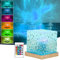 Galaxy Projector Night Light for Bedroom, Touch Lamps Bedside Star Projector for Kids, Ice Cube Ocean Wave Sensory Lights 16 Color Adjustable Brightness Crystal Lamp (Ice Cube)