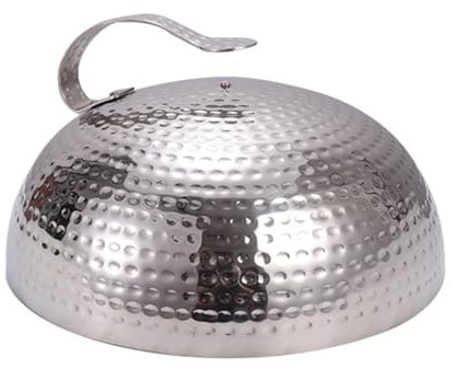 GLigeT Tapa de sartén Independiente for cocinar, Tapa de Teppanyaki, Cubierta de cúpula for derretir Queso, Ideal for Parrilla con Parte Superior Plana y Otras Parrillas (Color : A)