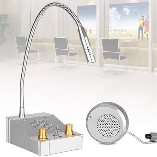 Sistema de Altavoces de Ventana: micrófono de comunicación de intercomunicador, Altavoz de intercomunicación empresarial, for Tiendas, oficinas, hospitales, Empresas de valores, restaurantes
