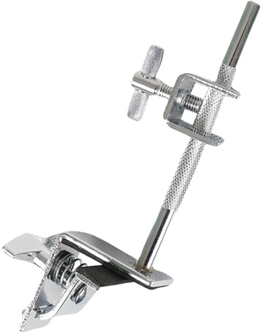 Jazz Drum Cowbell-Halter, Drum Cowbell-Klammer, Trommelkuhglockenhalterklemme, Mehrzweck-Instrumentenzubehör für Keyboards, Bassdrum-Ring, Gitarrenkoffer