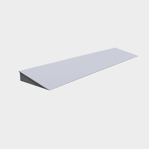 Tragbare Rollstuhlrampe aus Kunststoff für Hauseingang, Handicap-Rampe für Treppen, 100,1 x 22,1 x 5,1 cm