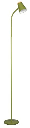lightling LED Stehleuchte Quincy, Stehlampe, inkl. Ein- und Ausschalter, flexibel verstellbar, Höhe 145 cm, Breite 19,5 cm, grün