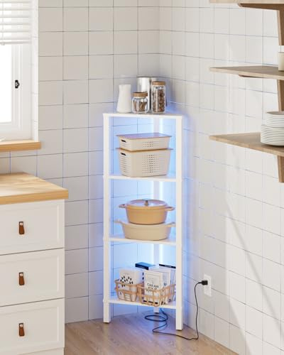 Apetaccat hörnhylla, hörnhylla med hyllor, hörndisplay hylla